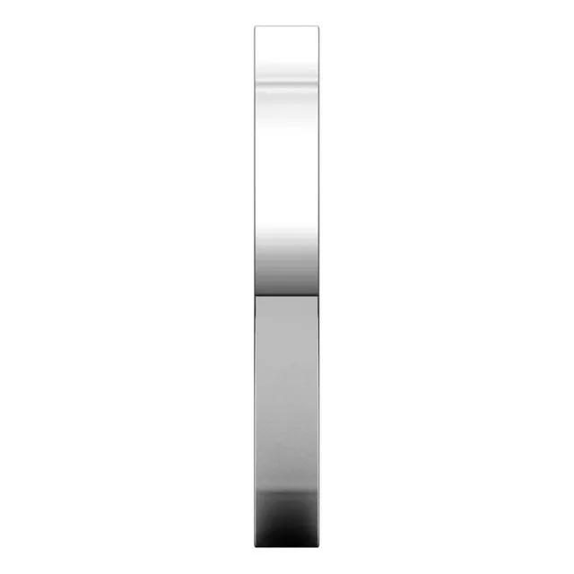 Platinum 2.5 mm Square Comfort Fit Wedding Band
