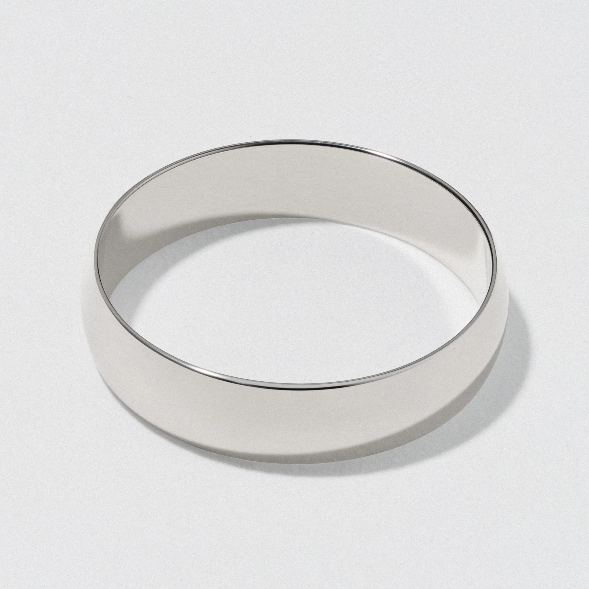 Platinum Classic Wedding Band - Polished 5mm