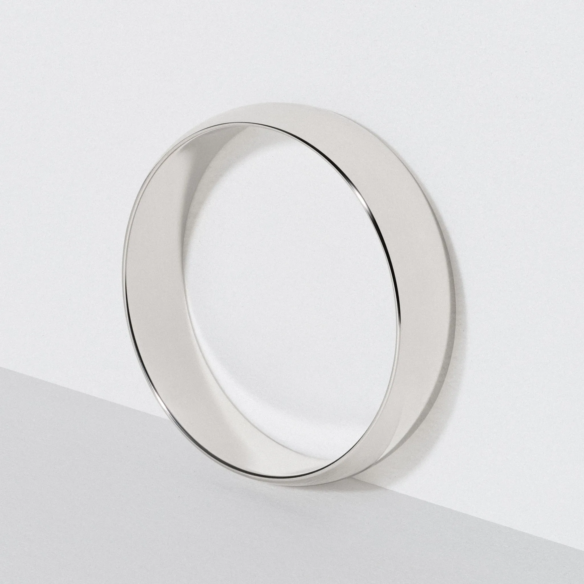 Platinum Classic Wedding Band - Polished 5mm