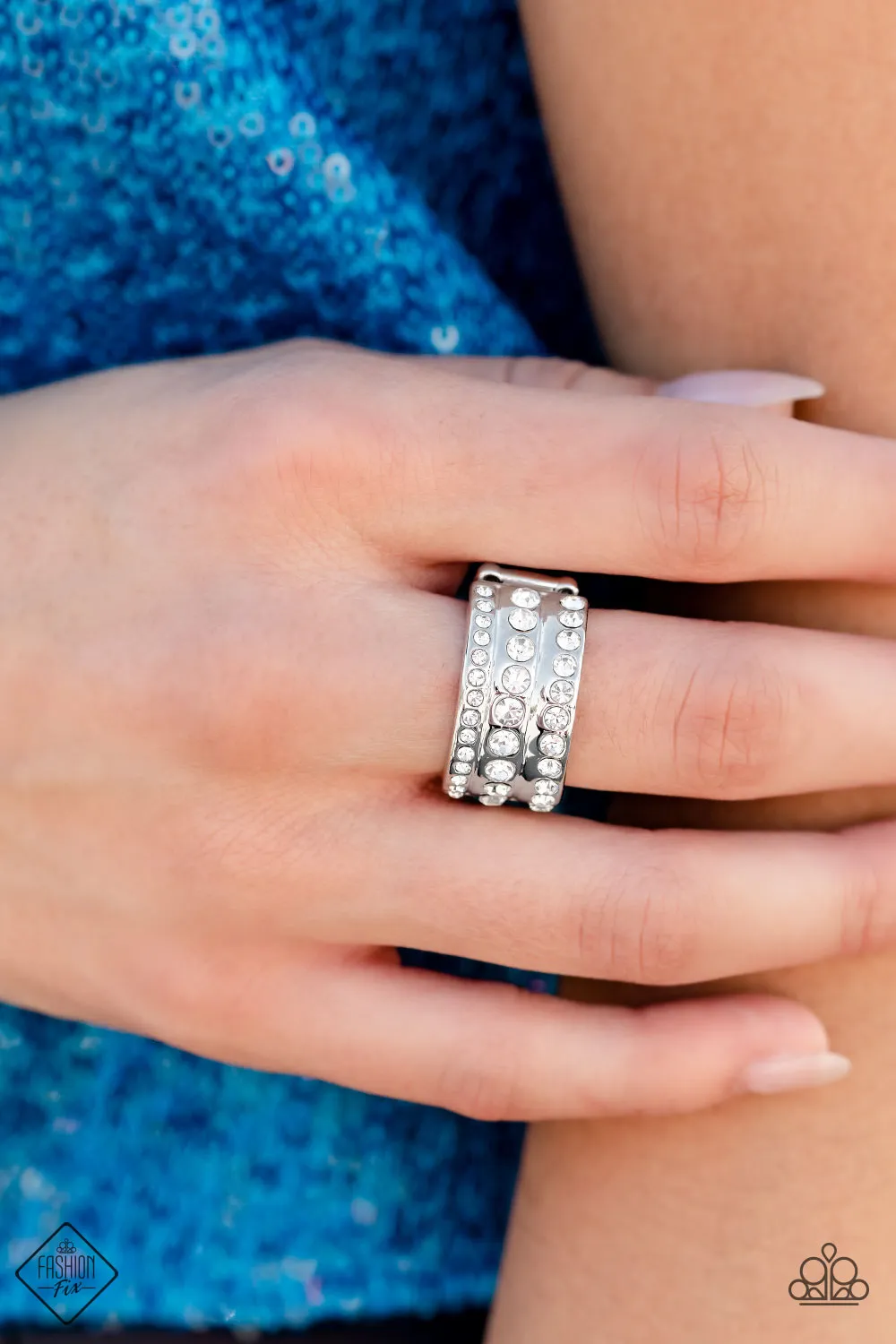 Privileged Poise - White Ring