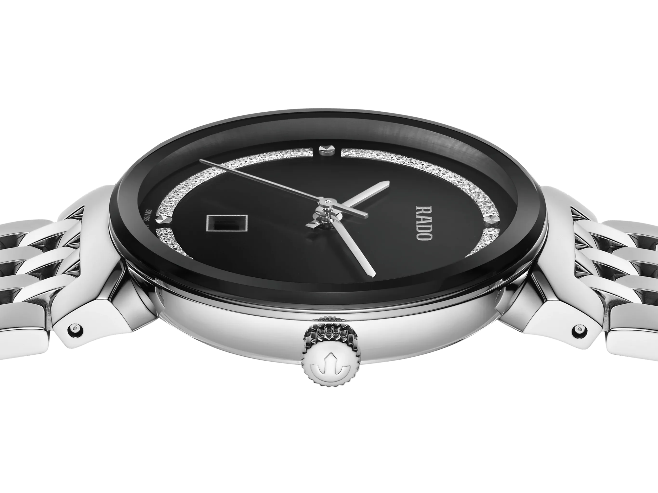 RADO Florence 30mm Black Dial Stainless Steel Women's Watch R48913163