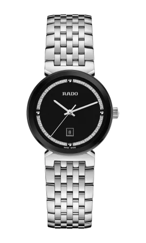 RADO Florence 30mm Black Dial Stainless Steel Women's Watch R48913163