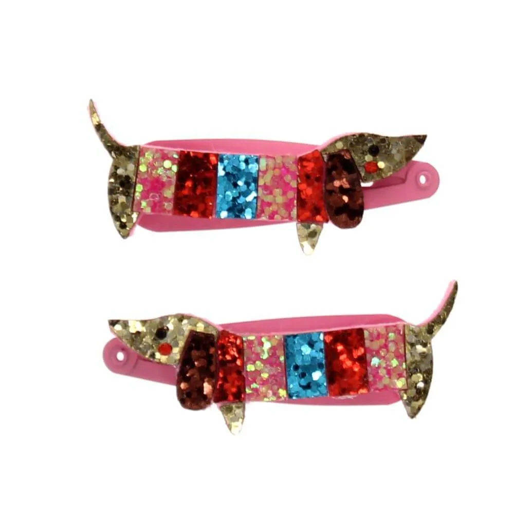 Rex London Sausage Dog Hair Clips