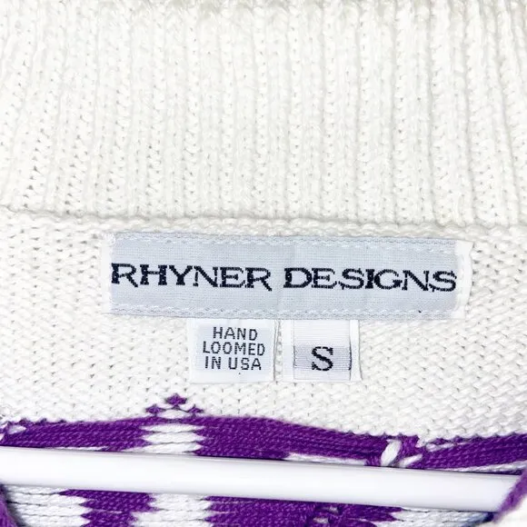 Rhyner Designs Vintage Golf Sweater Size Small