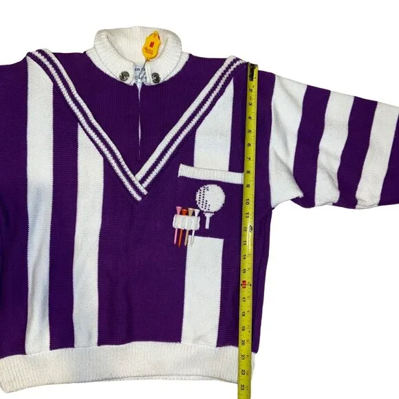 Rhyner Designs Vintage Golf Sweater Size Small