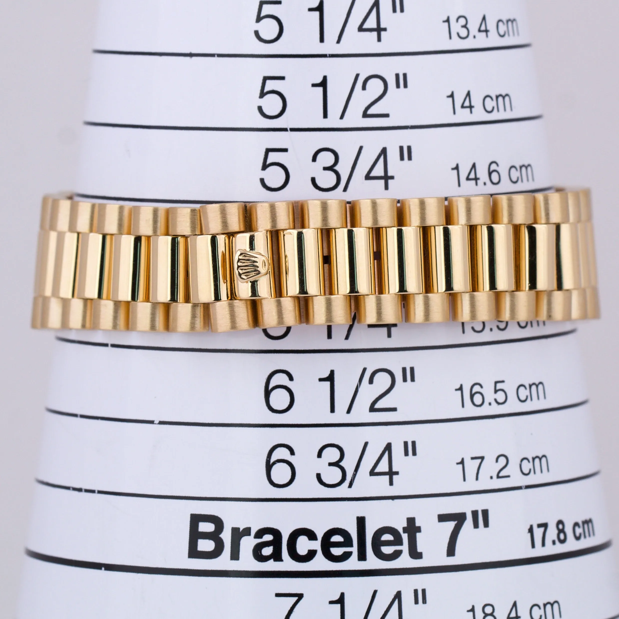 Rolex DateJust President 31mm CHAMPAGNE 18K Yellow Gold Fluted Watch 68278