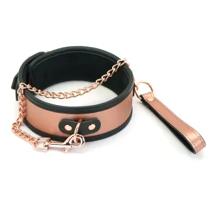 Rose Gold Memory Collar and Leash