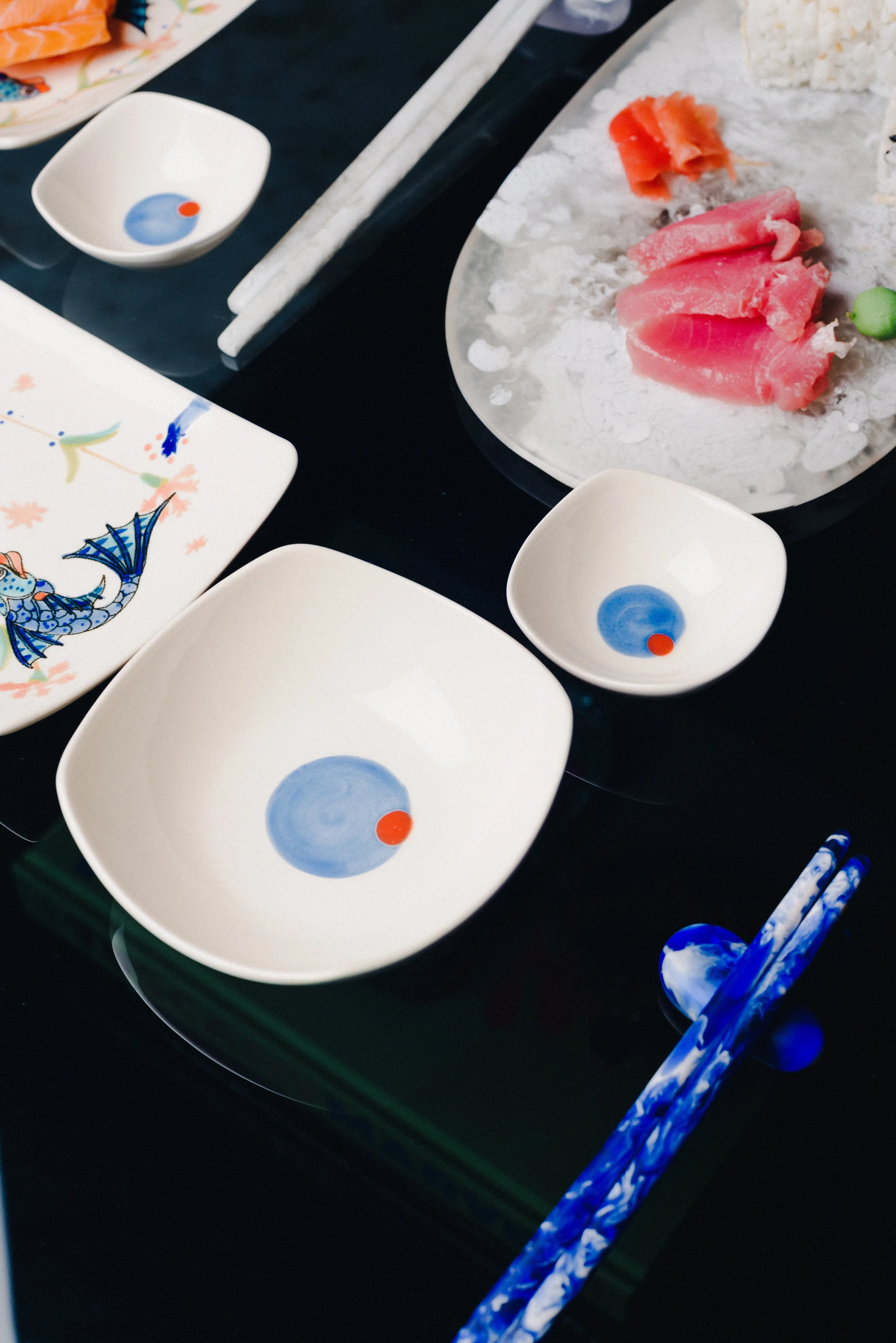 Sauce Bowl “Bosphorus Mermaid” 4x4 (Set of 4)