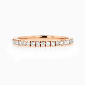 Seamless XS Eternity Ring, 18K Rose Gold and Diamonds (0.52ct. ct.)