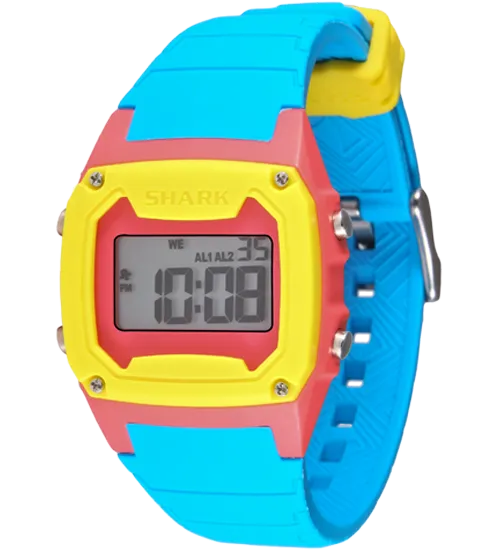 Shark Classic - Strap Kit - Silicone - CYAN/YELLOW