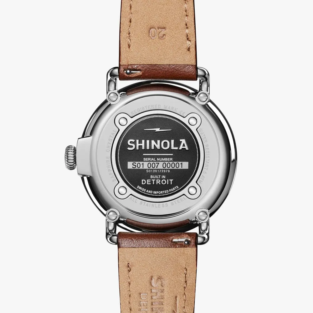 Shinola Runwell 41mm Alabaster Brown S0120172979