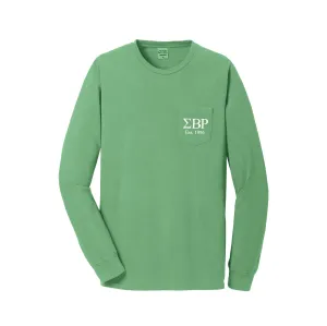 Sigma Beta Rho Long Sleeve Pocket Tee