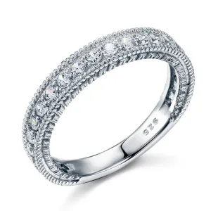 Simulated Diamond Eternity Ring
