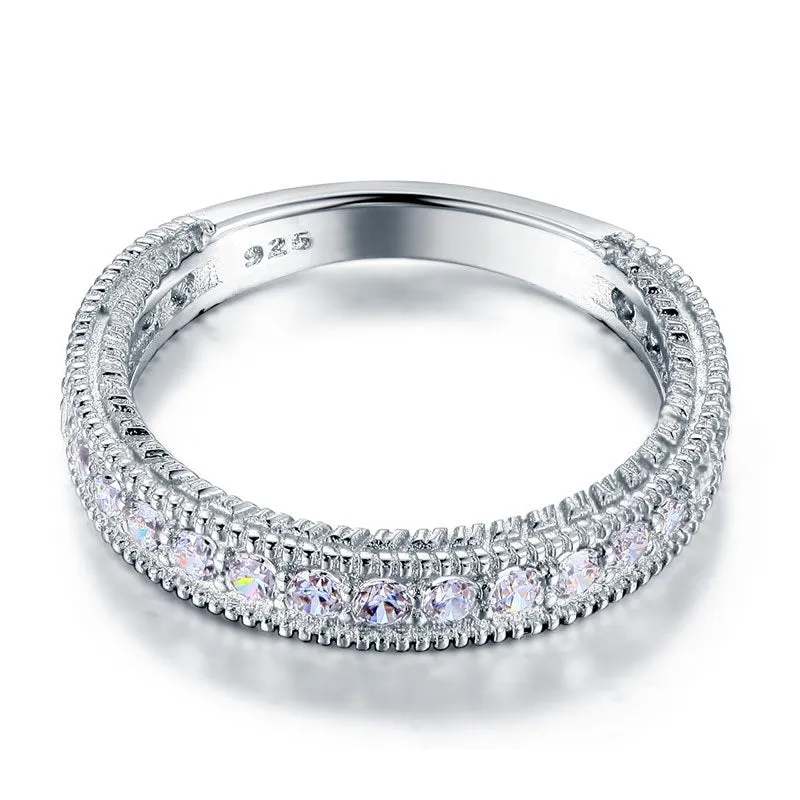 Simulated Diamond Eternity Ring