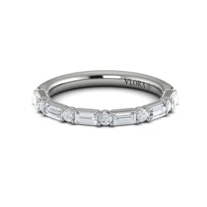 Sincerely, Springer's by Vlora 18k White Gold Diamond Wedding Band - 0.80ctw