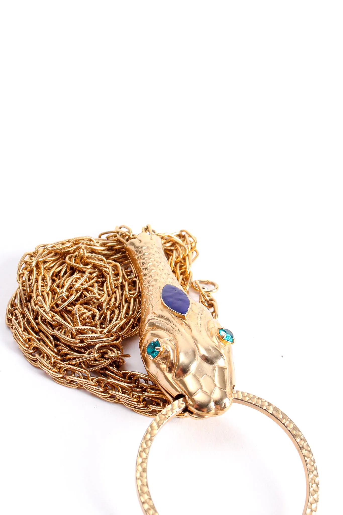 Snake Charm Fob Pendant