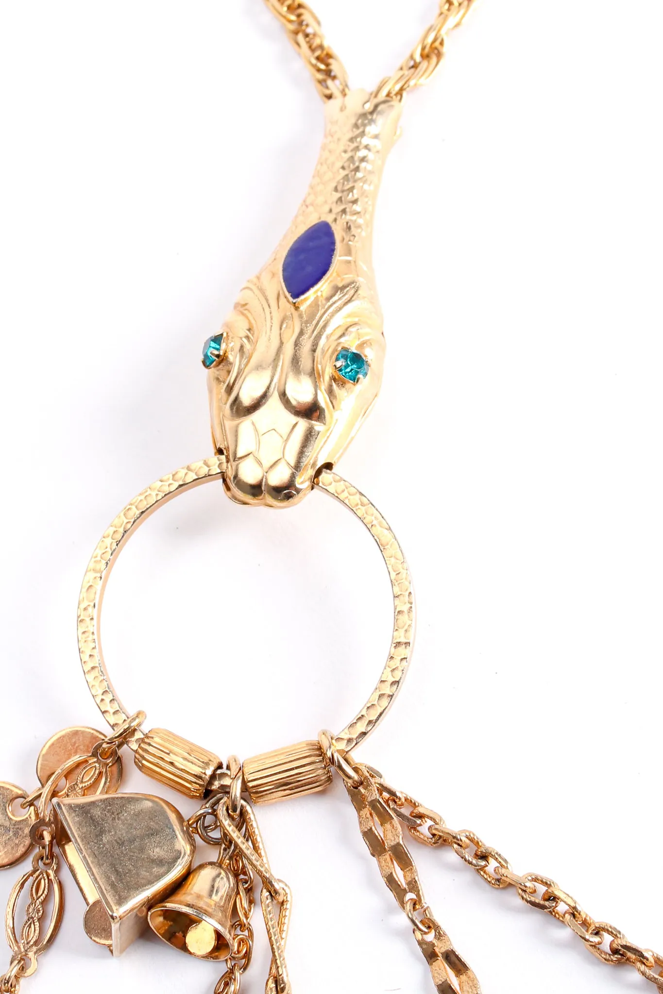 Snake Charm Fob Pendant
