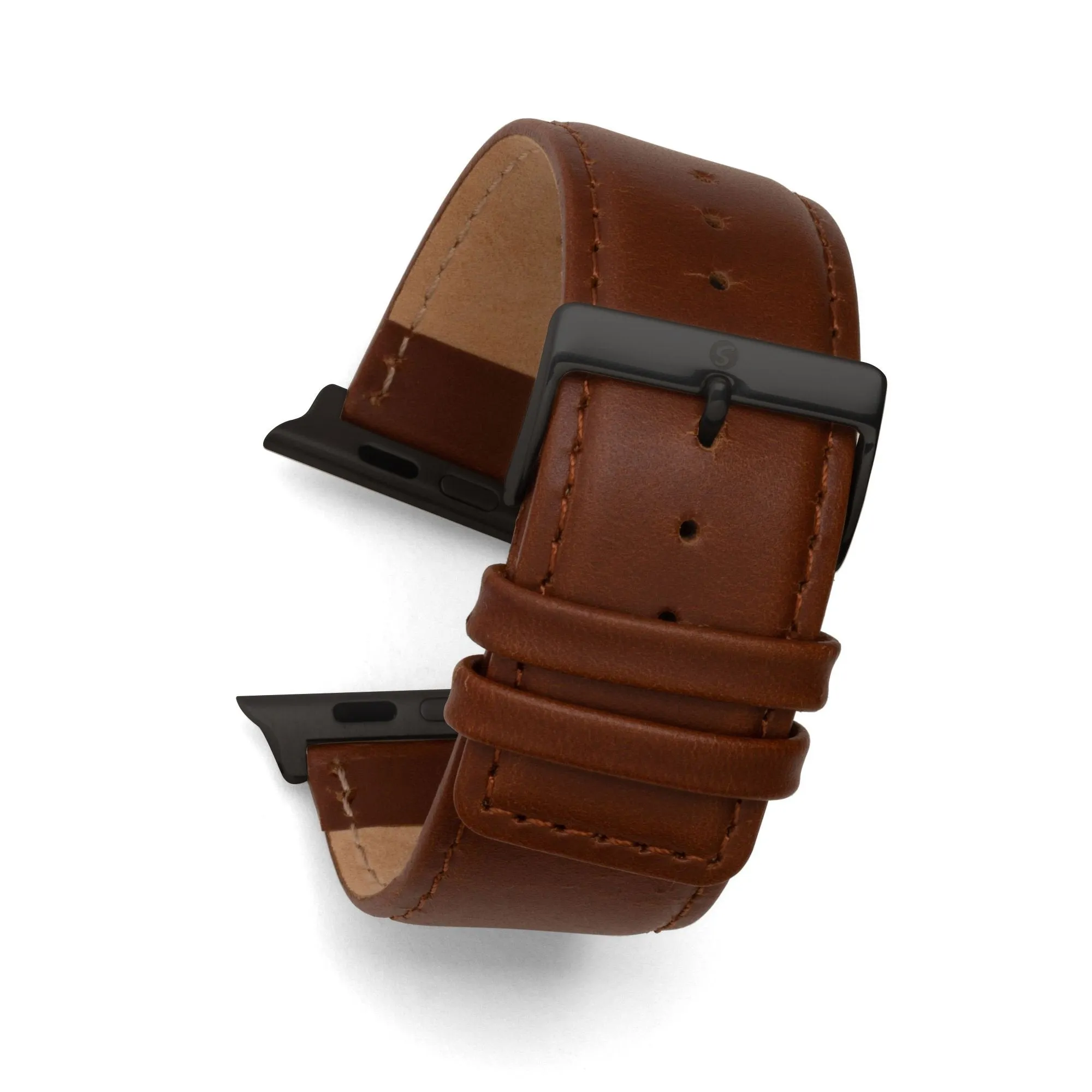 Square Tip Oiled Leather For the Apple Watch