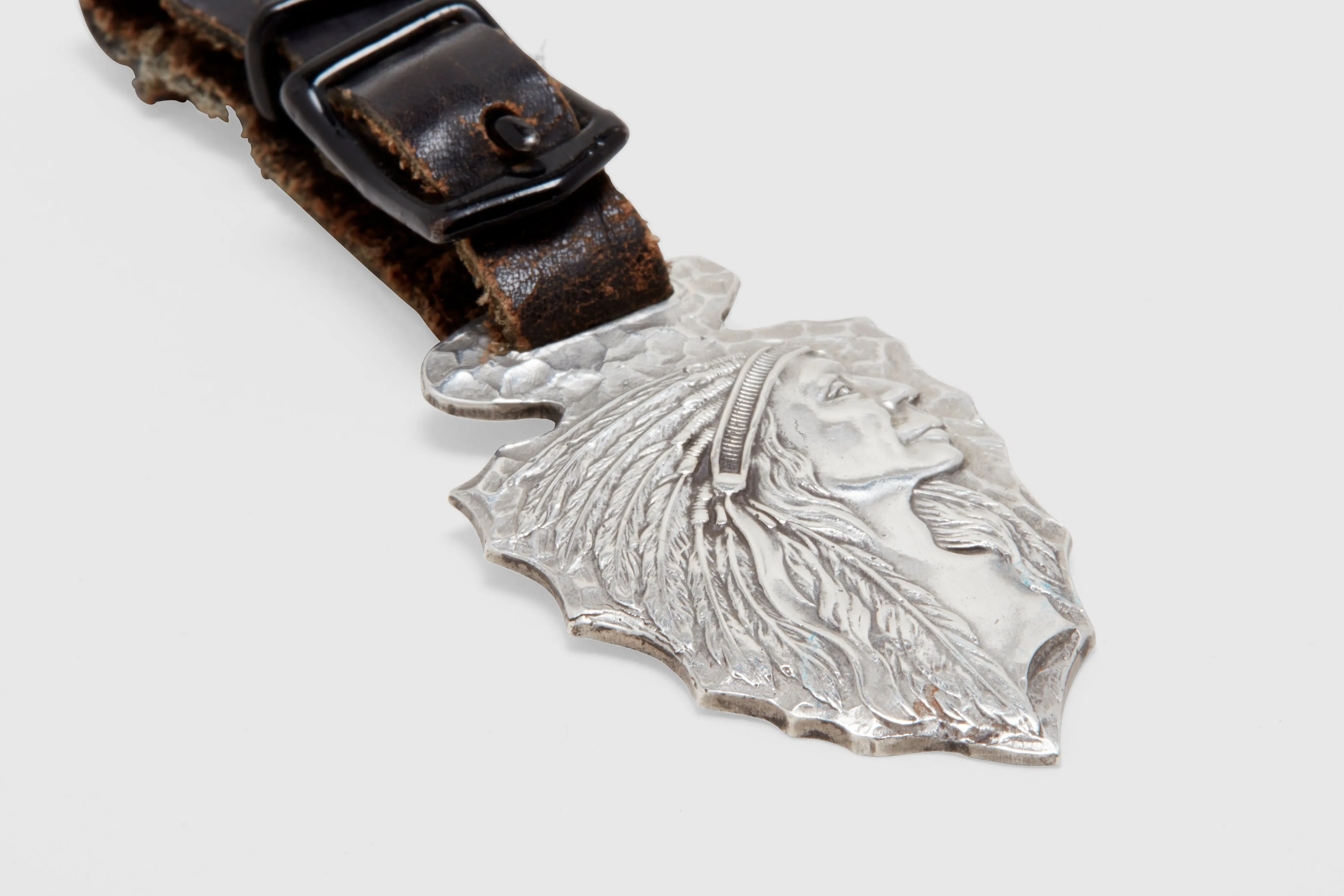 Sterling Indian Motorcycle Watch Fob