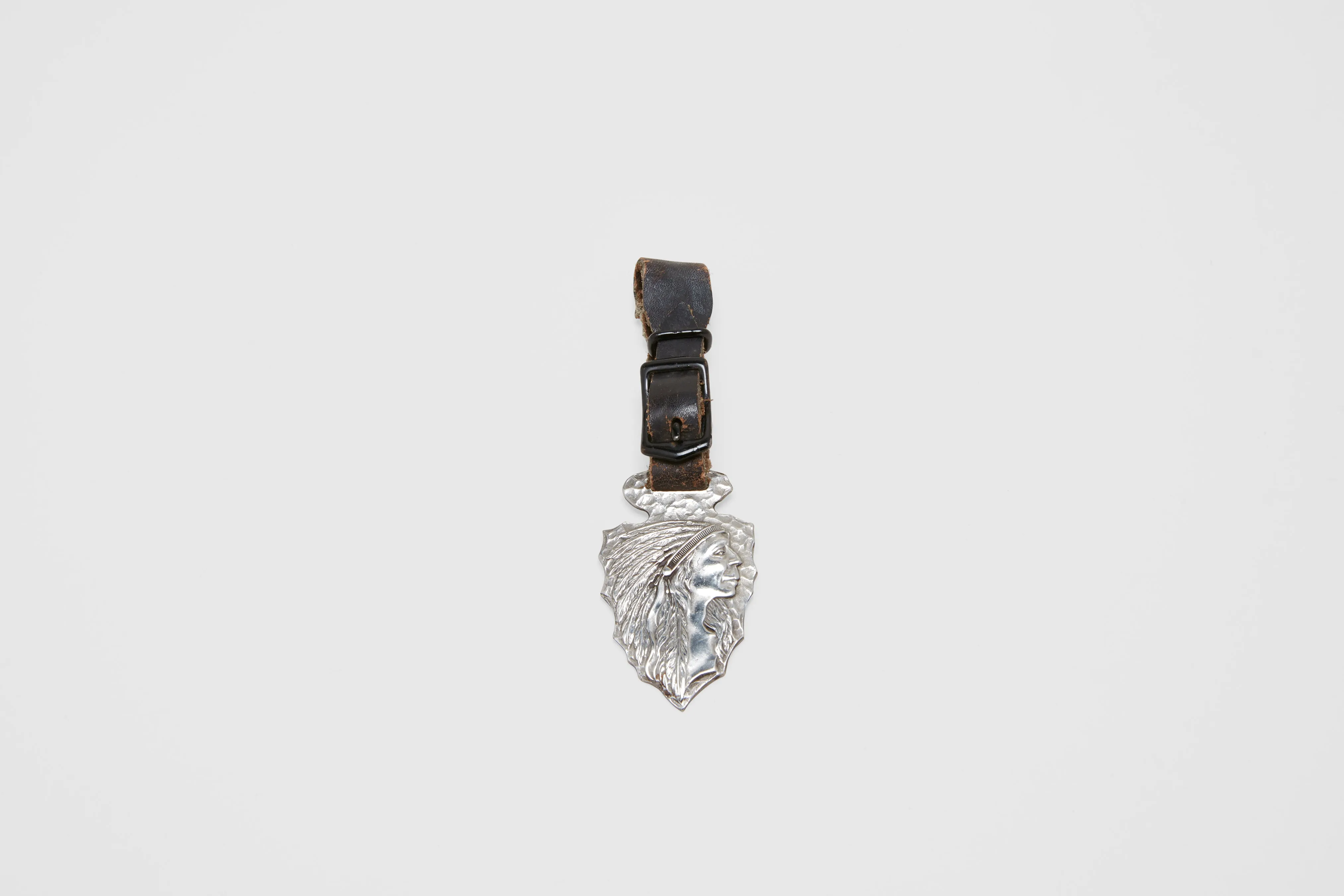 Sterling Indian Motorcycle Watch Fob