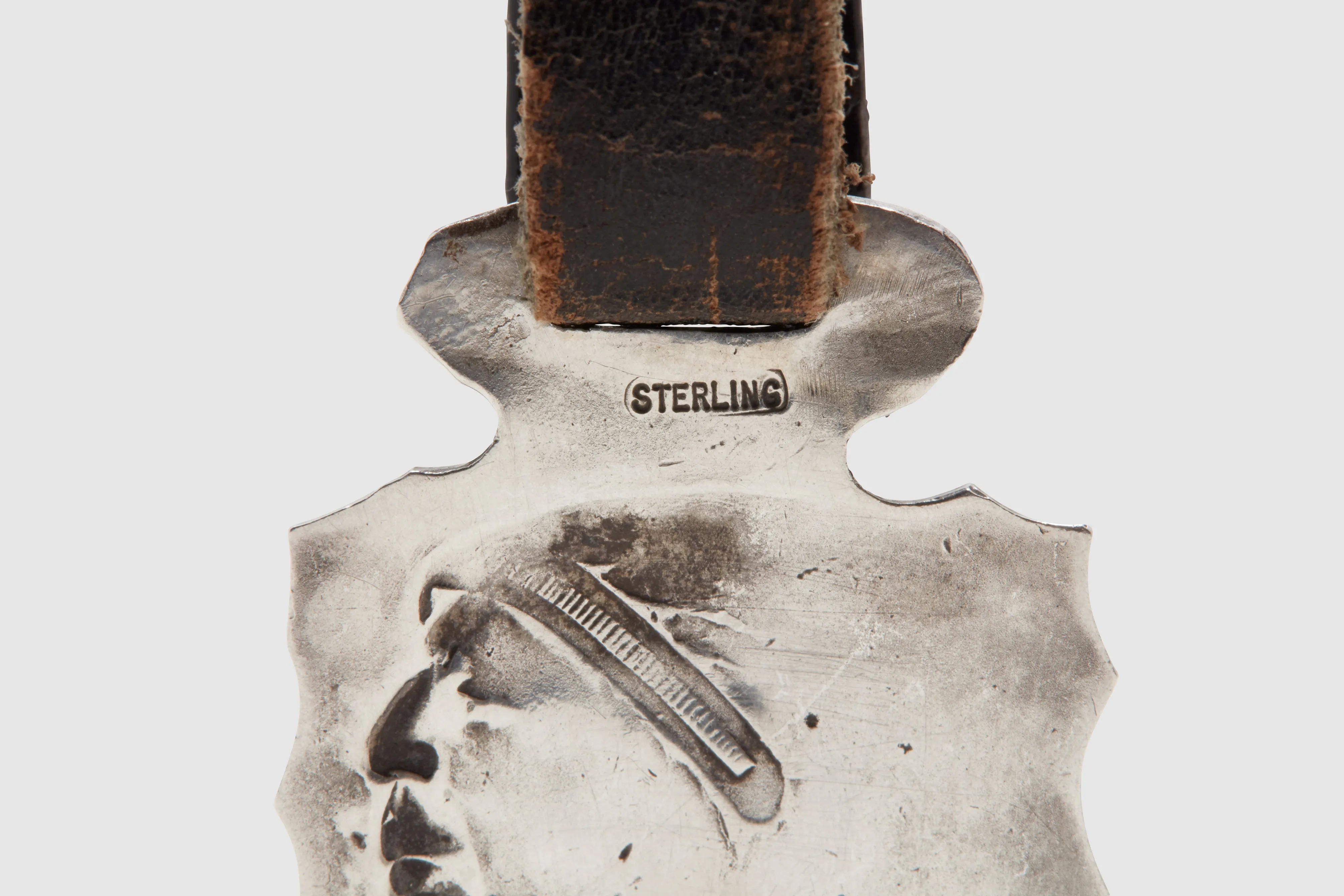 Sterling Indian Motorcycle Watch Fob