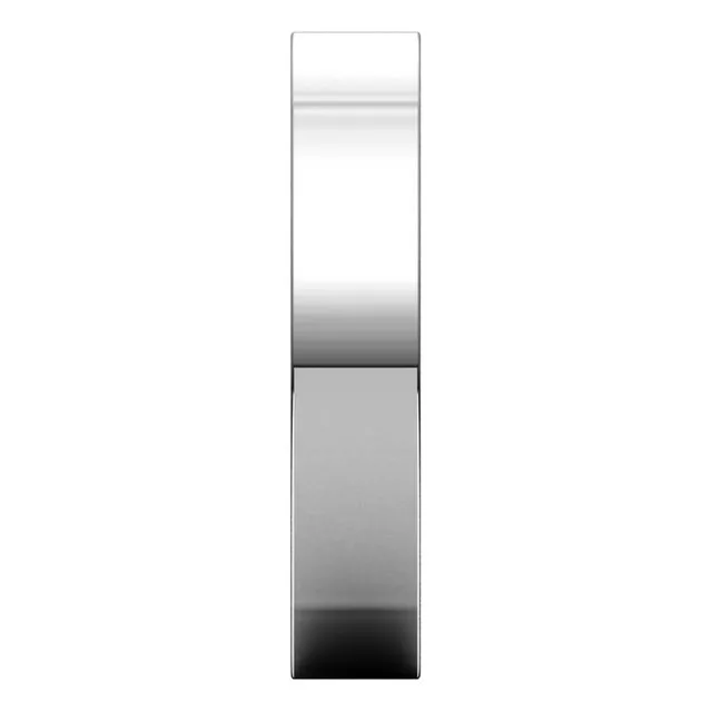 Sterling Silver 4 mm Square Comfort Fit Wedding Band