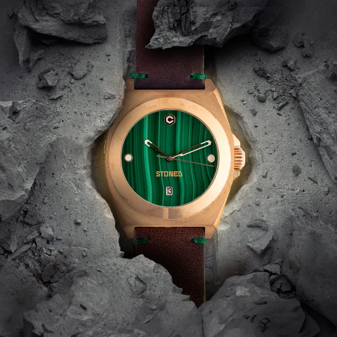 STONED Malachite Bronze Automatic