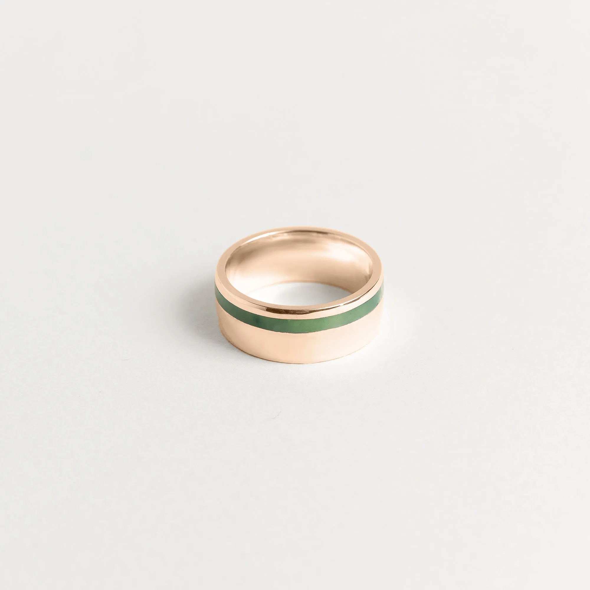 Stripe Band Ring, 9mm
