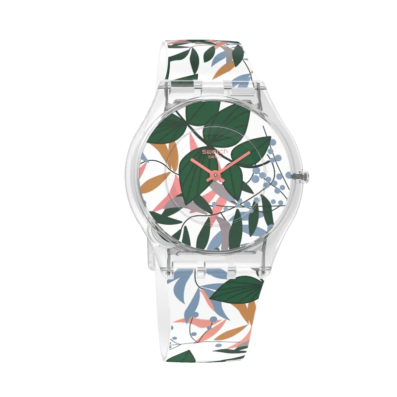 Swatch Leaves Junges Originals Skin 34mm SS08K111 watch
