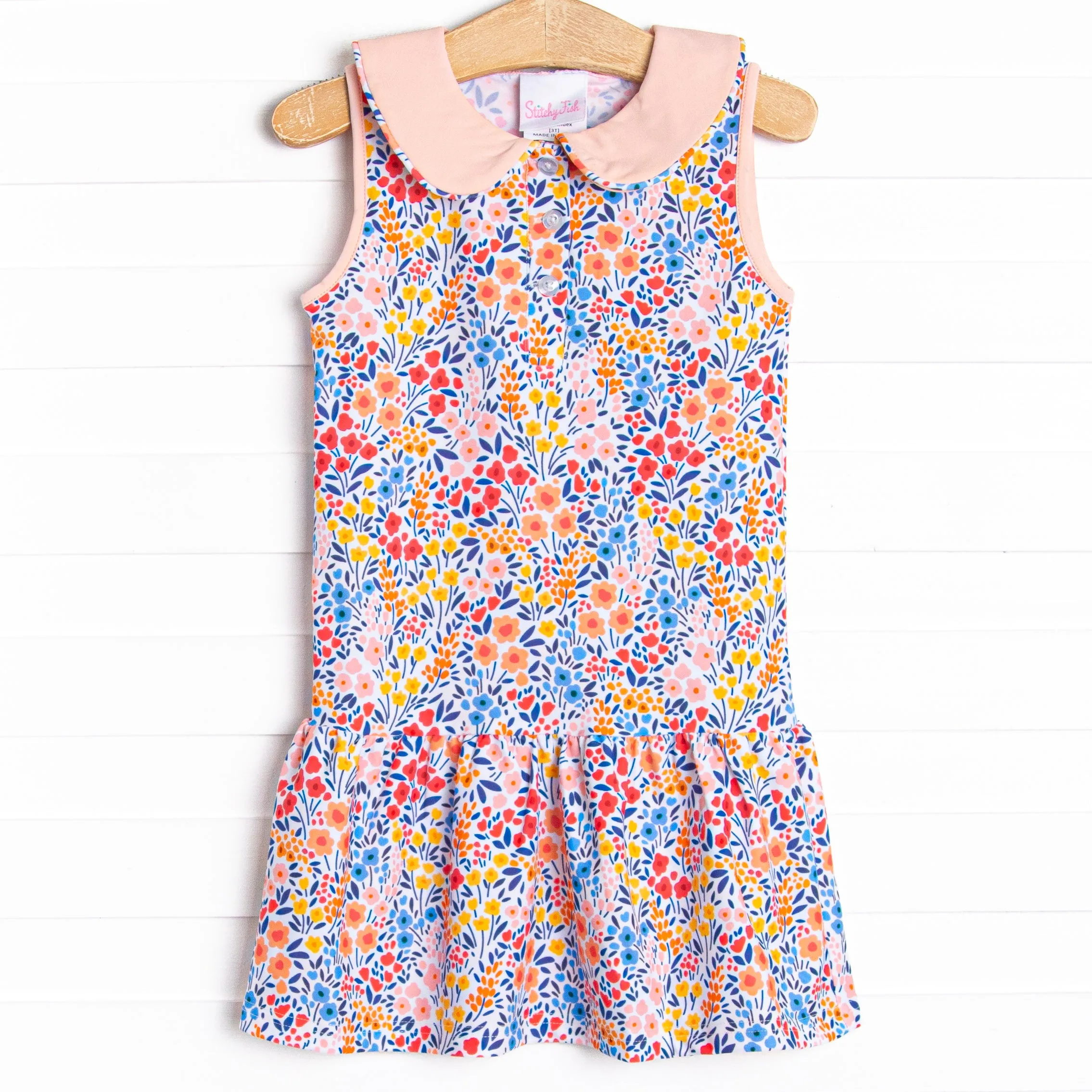 Taylor Tennis Dress, Pink Floral