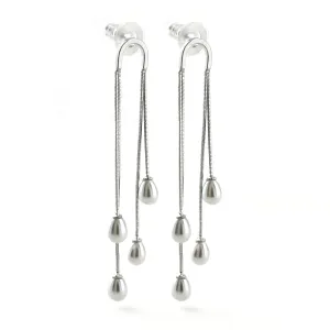 Teardrop Earrings Silver
