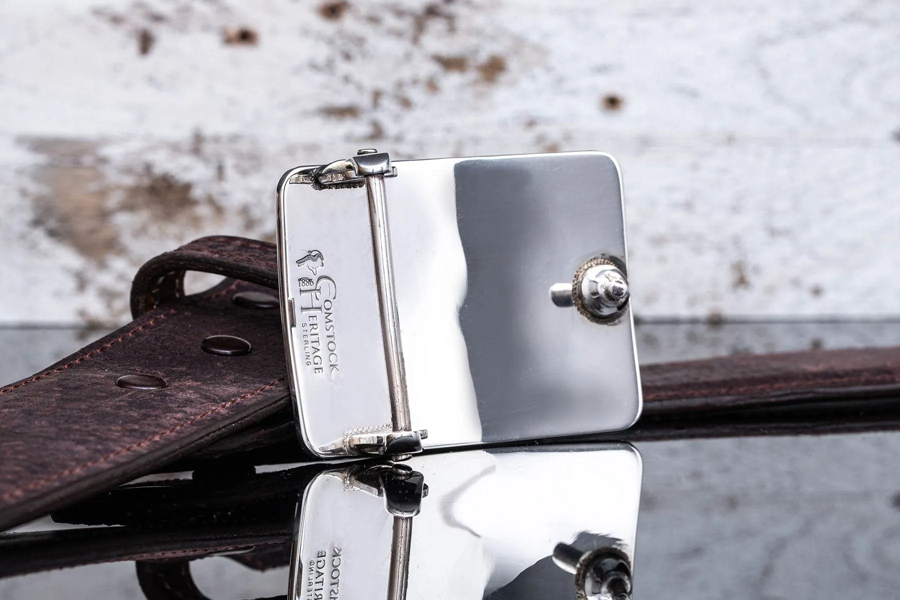The Mesa Rope & Turquoise Trophy Buckle
