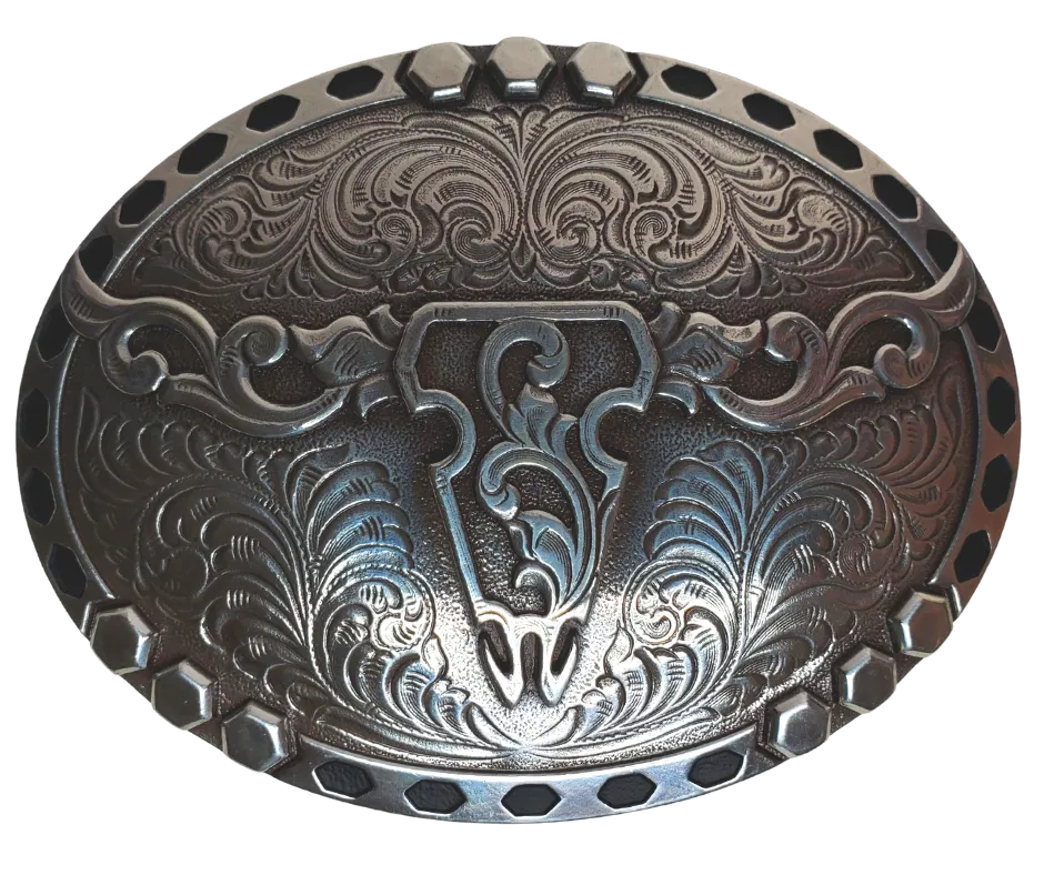 The "Wright Longhorn" Buckle