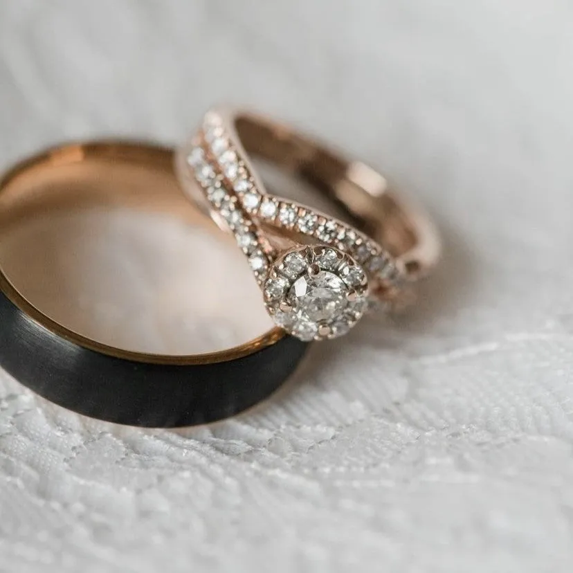 The Tungsten Classic Two-Tone: Black & Rose