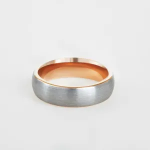 The Tungsten Classic Two-Tone: Natural & Rose