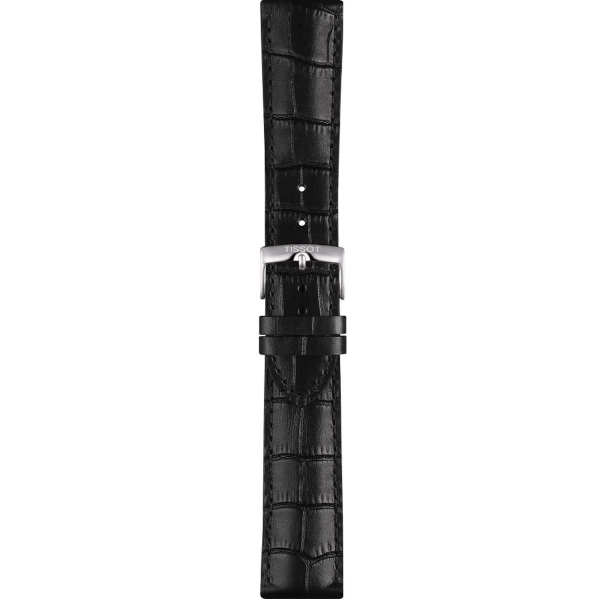 TISSOT GENT XL CLASSIC 22MM BLACK LEATHER STRAP