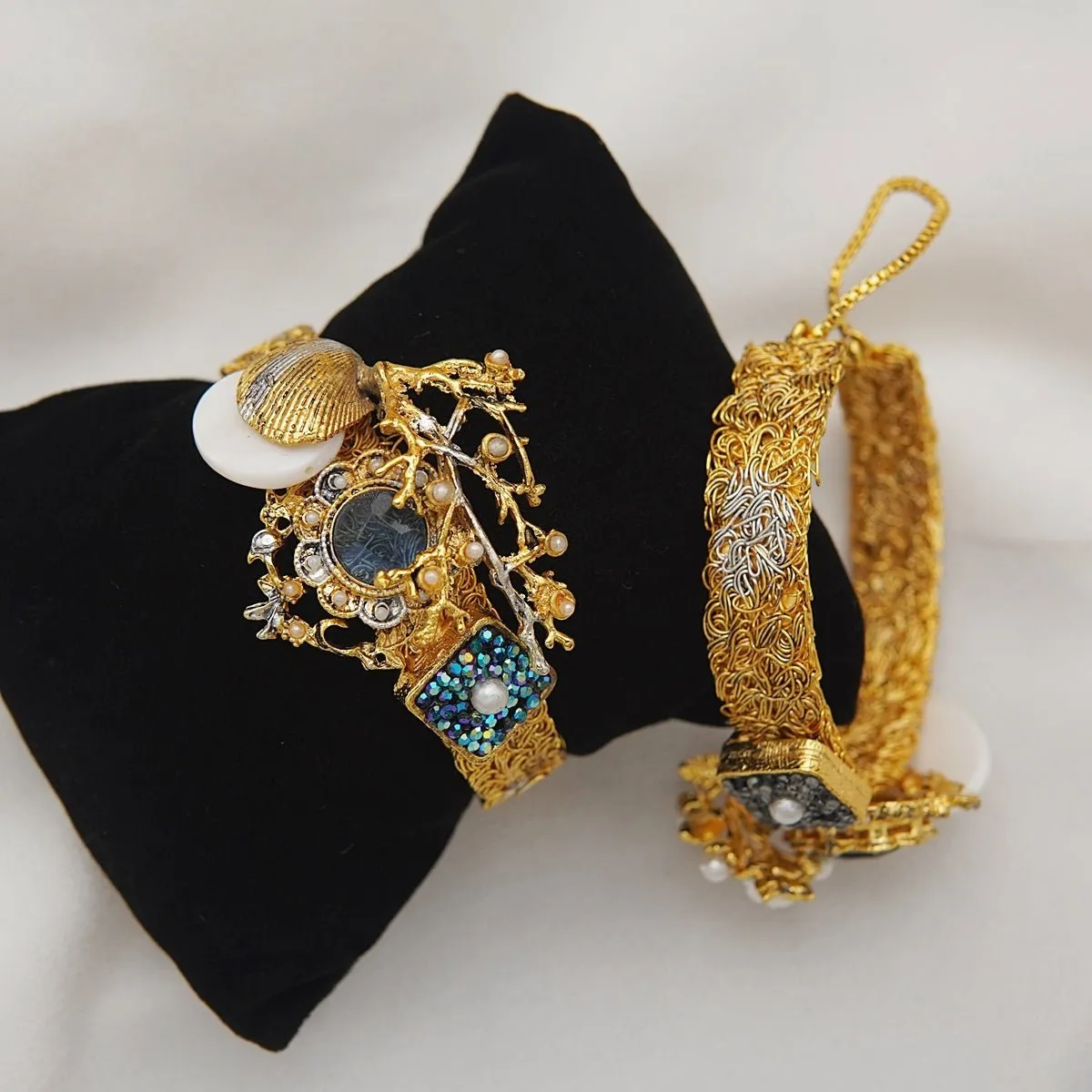 Turkish Handmade Designer Single Kara Bracelet