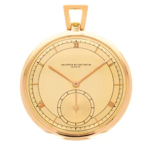 Vacheron Constantin Pink Gold Pocket Watch