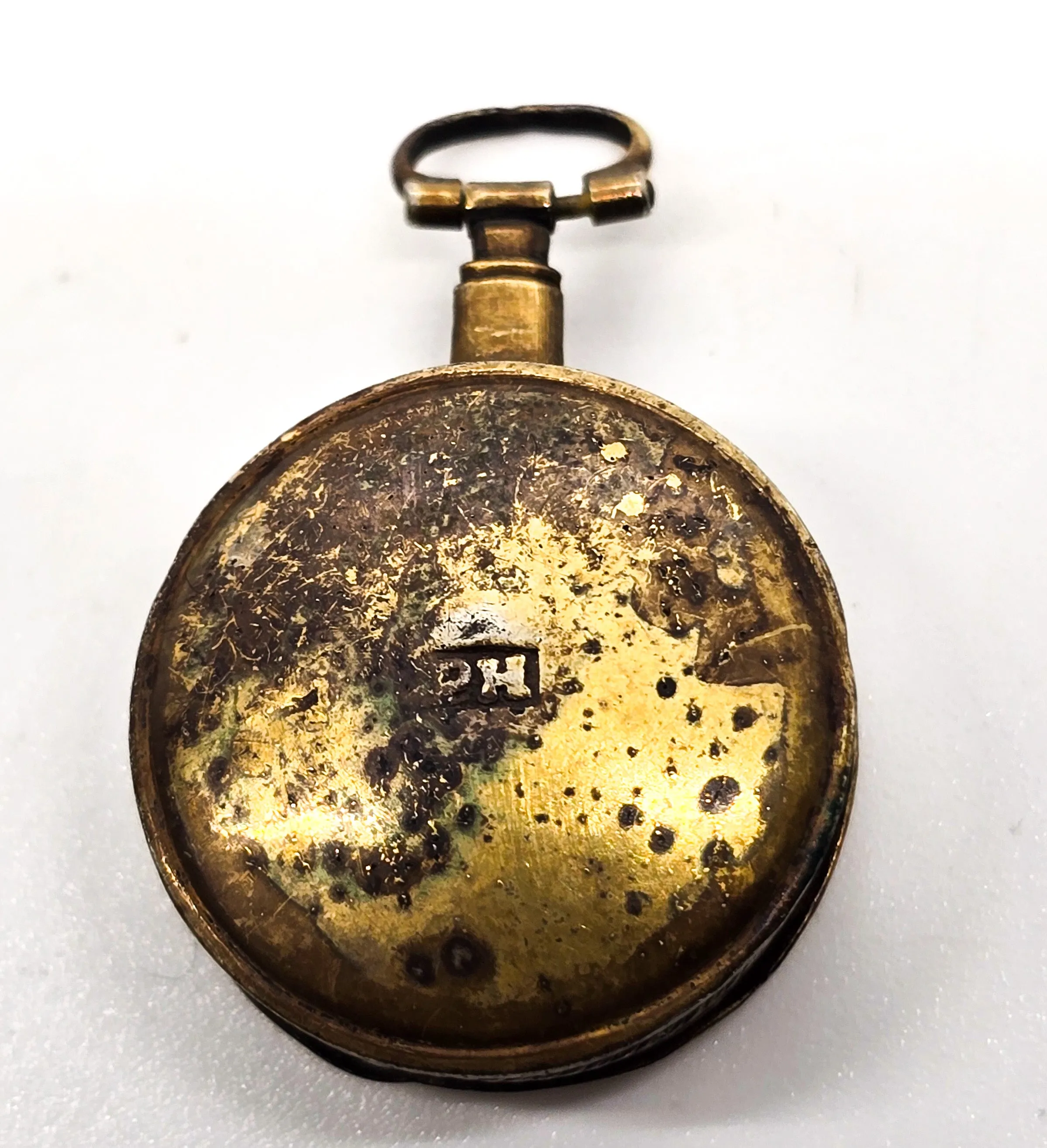 Victorian antique locket with original scent pad gold filled perfume fob PH