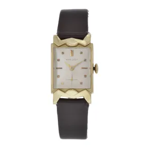 Vintage 1950's Hamilton 10KT Yellow Gold Watch