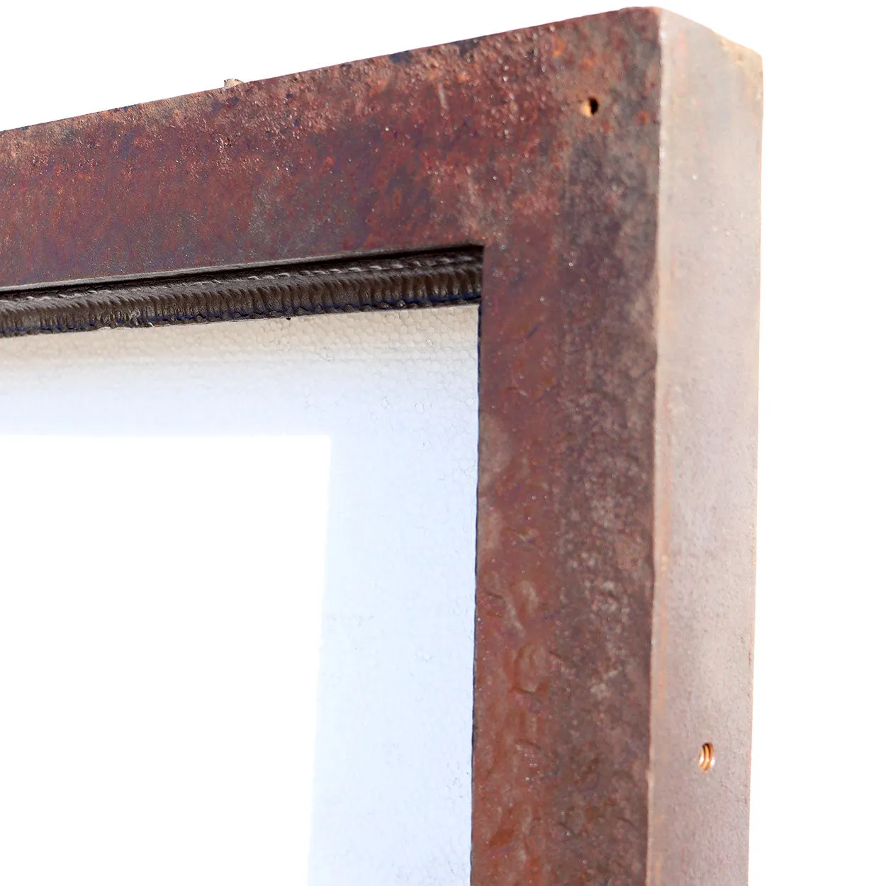 Vintage American Hammered Steel Window Frame