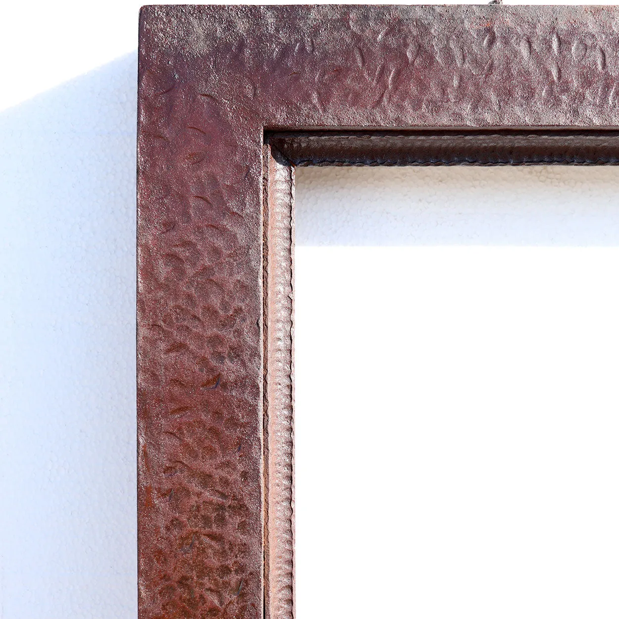 Vintage American Hammered Steel Window Frame