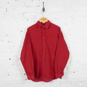 Vintage Corduroy Shirt - Red - L