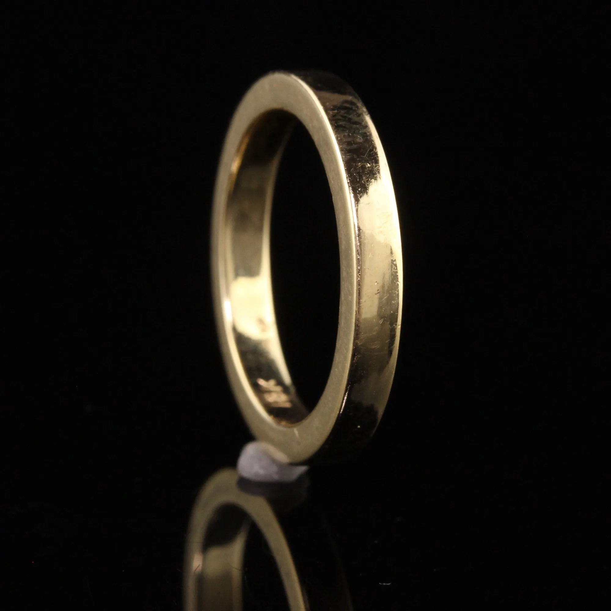 Vintage Estate 18K Yellow Gold Classic Wedding Band