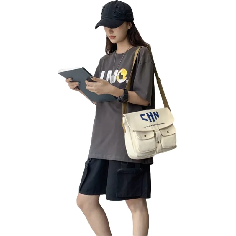 Vintage Multi-pocket Backpack
