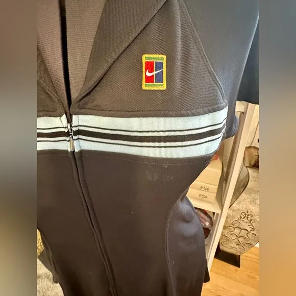 Vintage Nike Challenge Court Tennis Dress 90s Sz M Preppy Retro Country Club