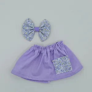 Vintage purple skirt with pocket Skirt - ATD