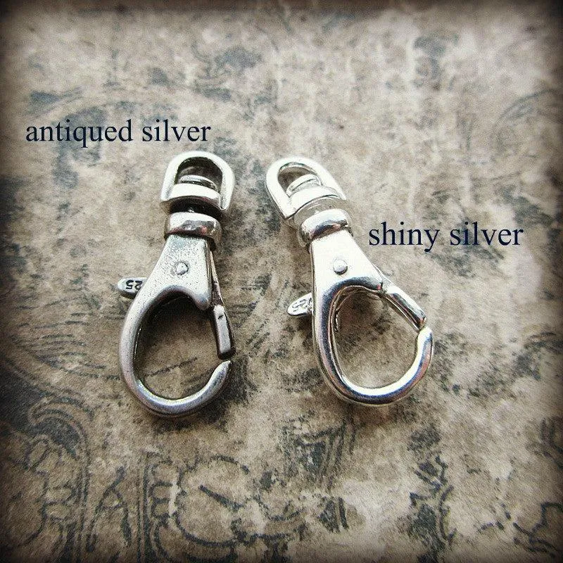 Vintage Style Swivel Fob Charm Holder