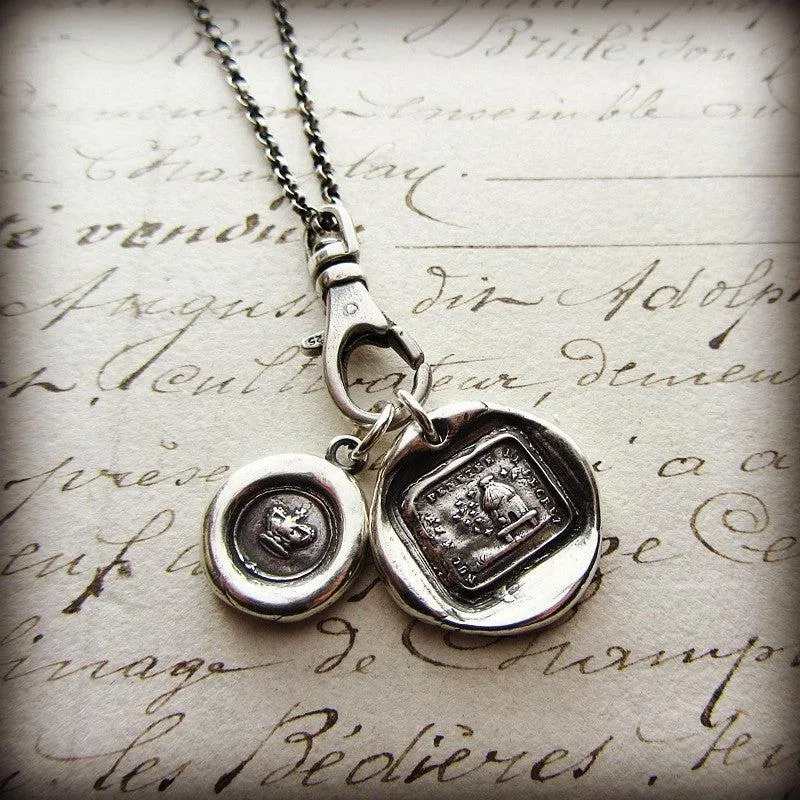 Vintage Style Swivel Fob Charm Holder