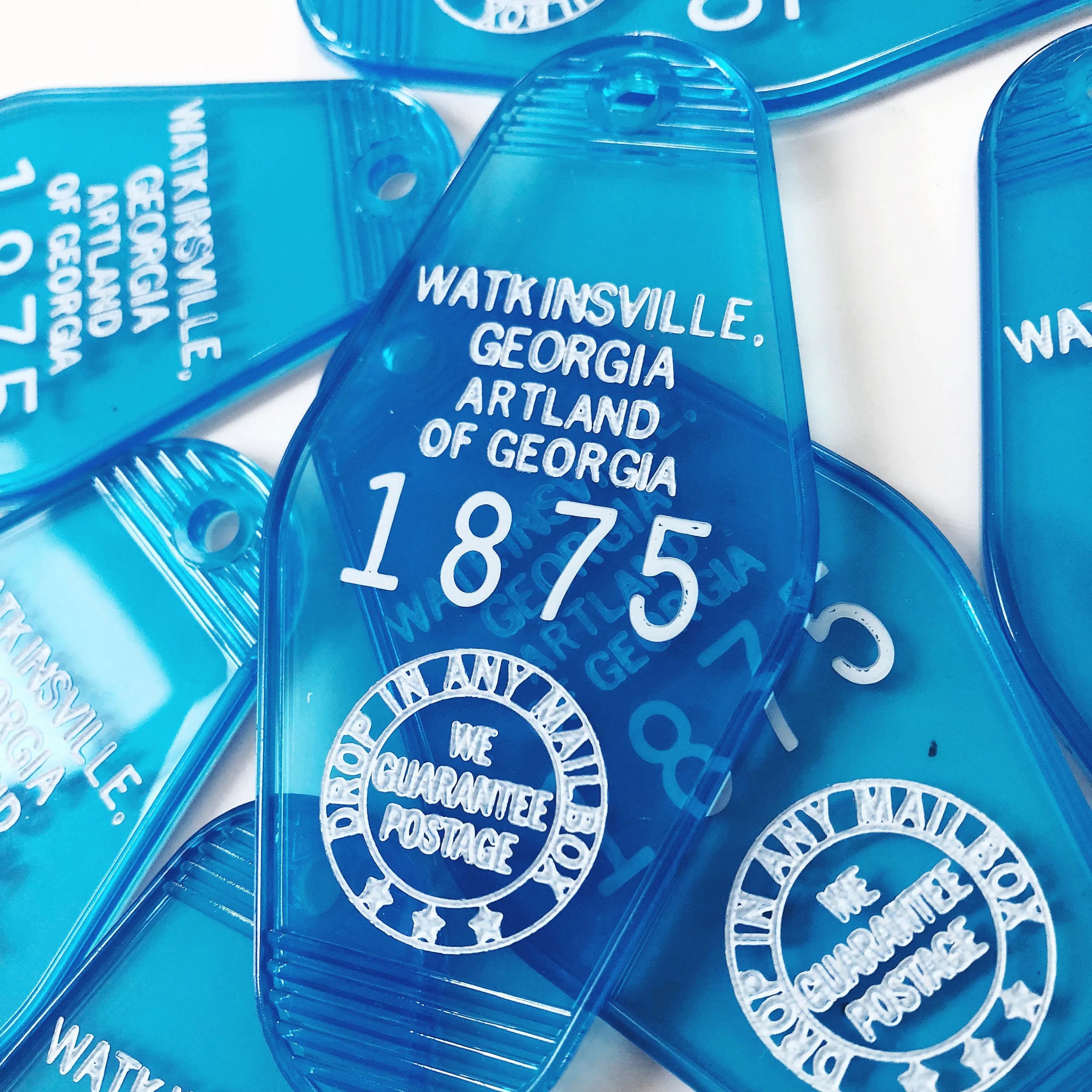 Watkinsville, Georgia Motel Keychain